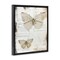 Stupell Industries Butterfly Journal Collage Framed Floater Canvas Wall Art Design by RileyB